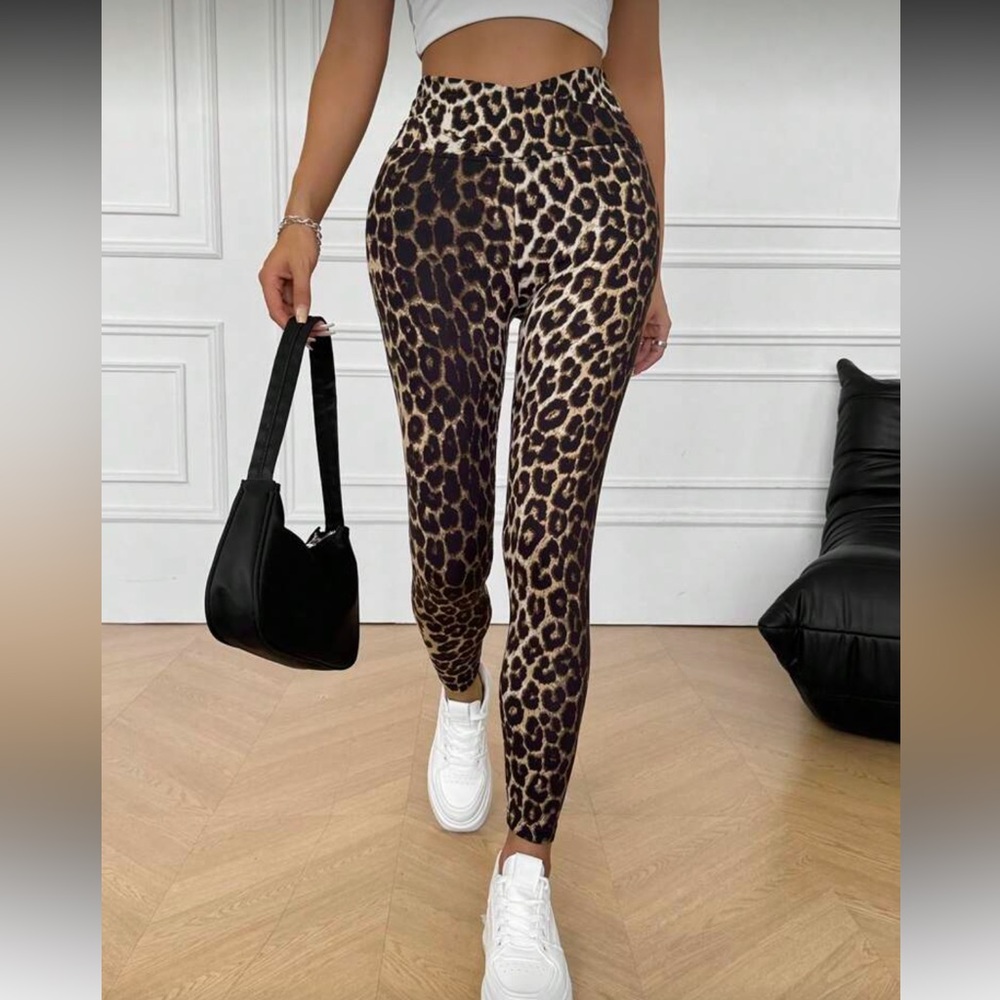 Leopard Print Women's Leggings